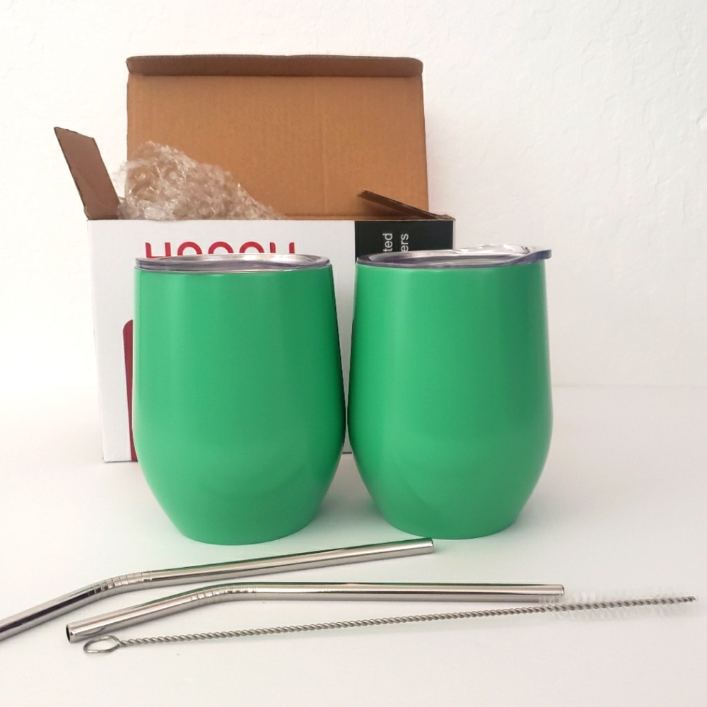 Happy Cheers Insulated Tumblers - Green